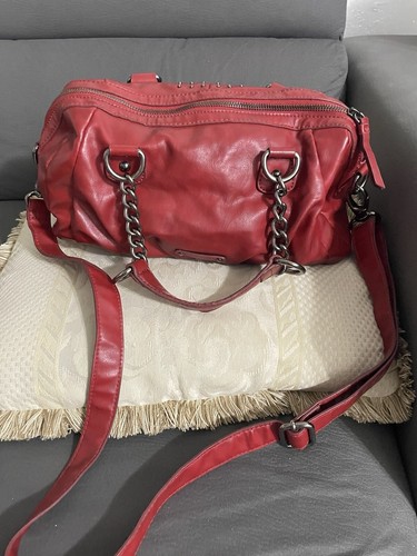 Borsa a tracolla Nine West Red Chain Cinghia borsa a tracolla borsa tote - Foto 6 di 17