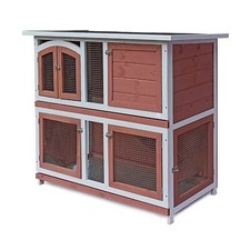 Elmato Hasenstall, Kaninchenstall 2-stöckig 120x60x109cm *NEU*