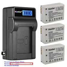Kastar Battery LCD Wall Charger for Canon NB-7L & Canon PowerShot SX30 IS Camera
