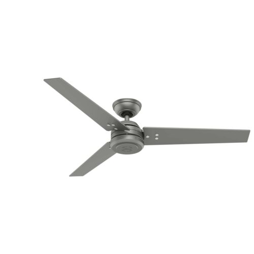 Hunter Ceiling fan without Lights Protos Silver 132 cm 52" Fan with Wall control - Afbeelding 1 van 4