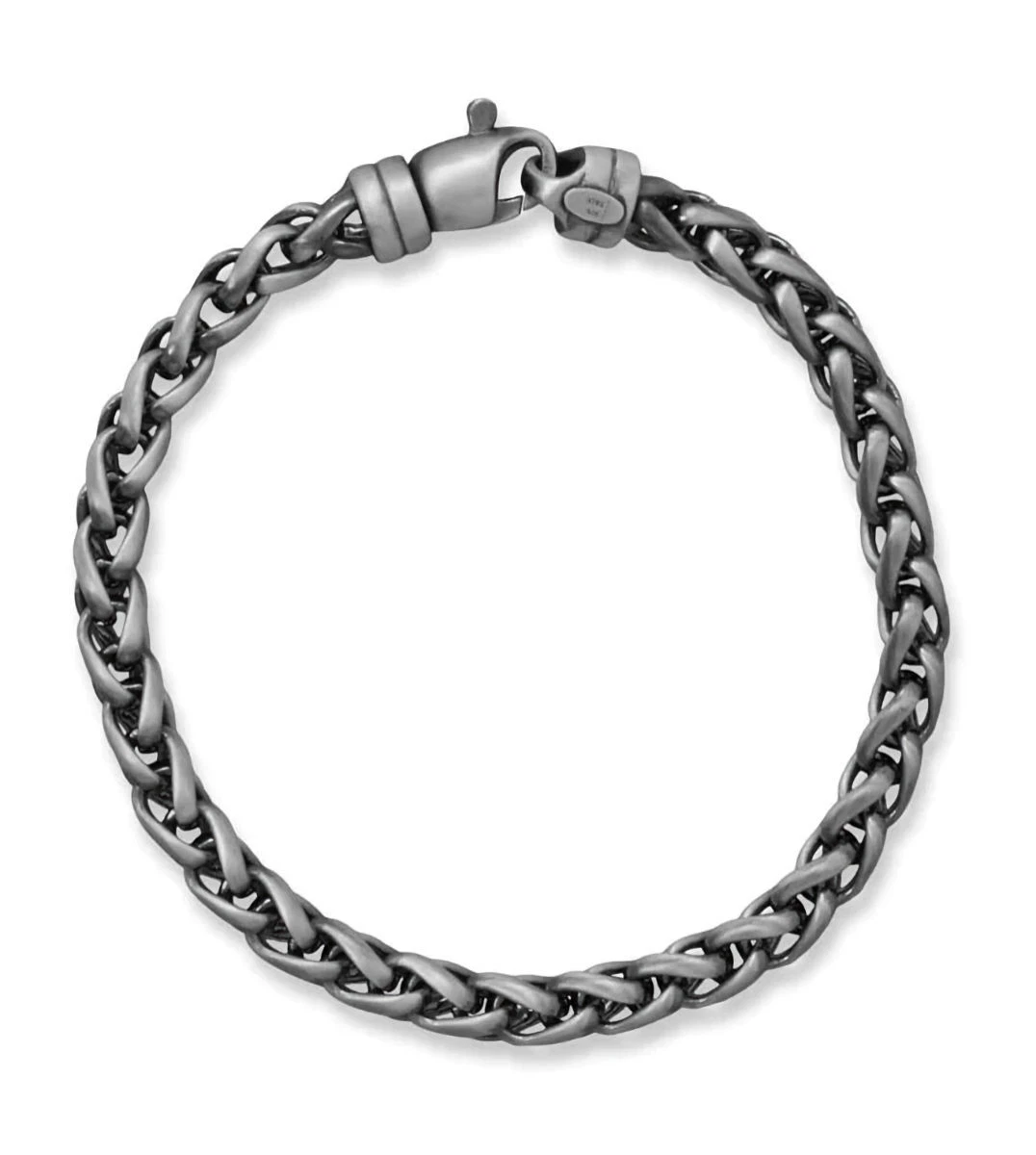 Men's 7 1/2 ct. tw. Black Diamond Bracelet in Sterling Silver | Helzberg  Diamonds