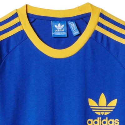 adidas retro t shirt yellow