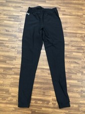 Under Armour Women s Leggings Pants Black Color Logo Front Size SM