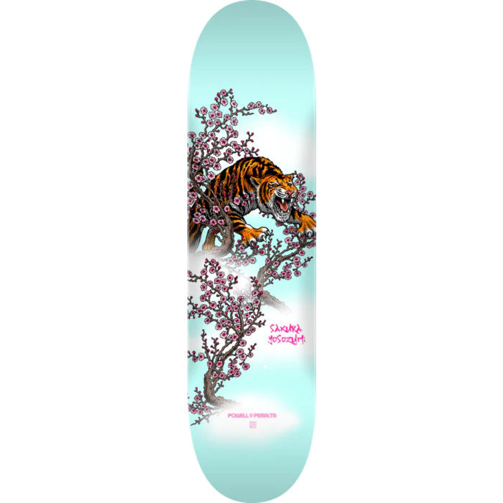 Powell Peralta Yosozumi Tiger Light Blue 8.5
