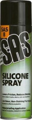 6 x SAS Silikonspray 500 ml verleiht Imprägnierungsqualitäten - SAS8 