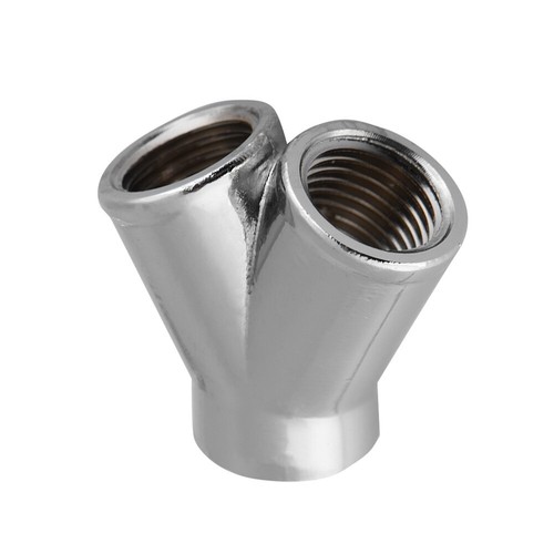 G1/4" Female Thread 3 Way Y-splitter PC Liquid Water Cooling Fitting Connector - Afbeelding 3 van 8