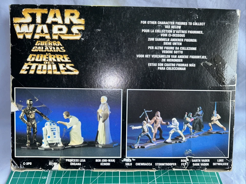 Star Wars, Die Cast Metal Collectibles, 6 Pack, In Original Box, Poor Condition - Image 2 of 4