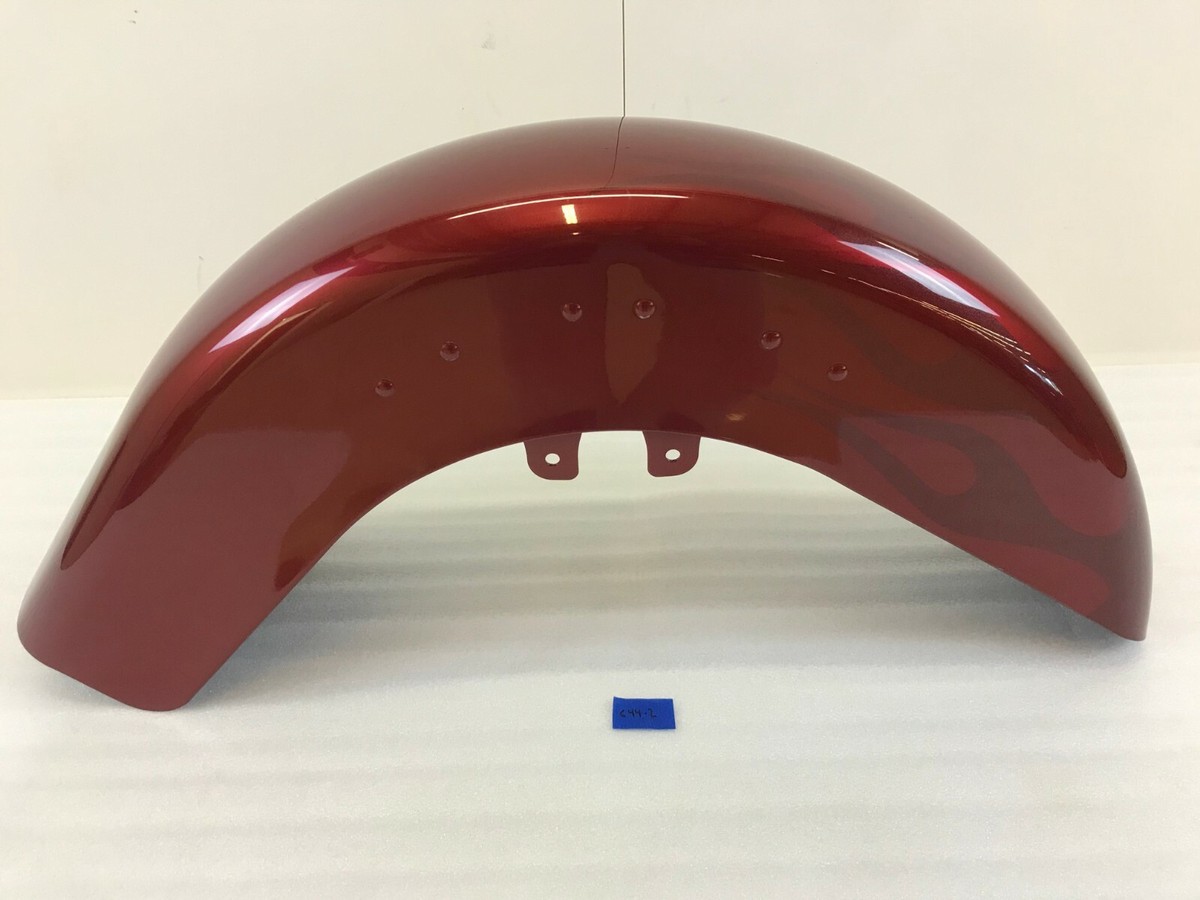 ハーレー ダビッドソン　100周年　2003年FLSTC フロントフェンダー 2003 Harley FLSTC Heritage Softail Radical Paint Front Fender Red