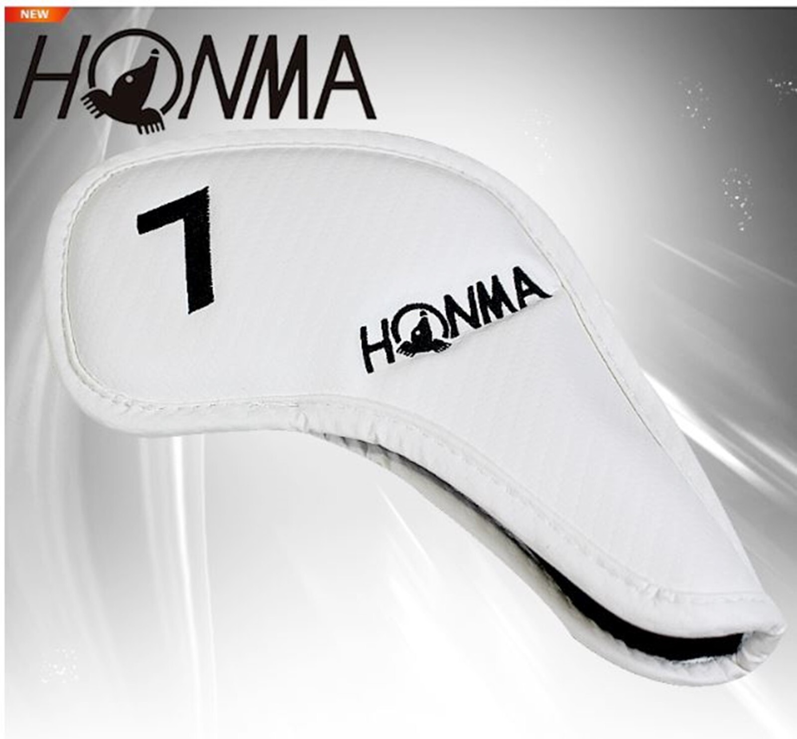 HONMA 2022 IC12202S Golf Club Iron Head Cover 9ea (5~11,AW,SW) PU - Black/White