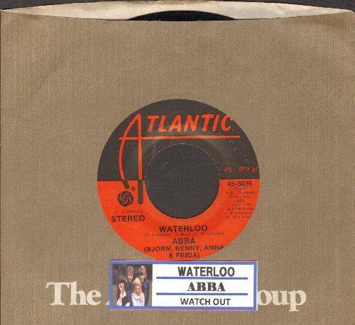 ABBA　waterloo レコード　アバ ABBA Waterloo Sweden 1974 Polar Rock Record lp original
