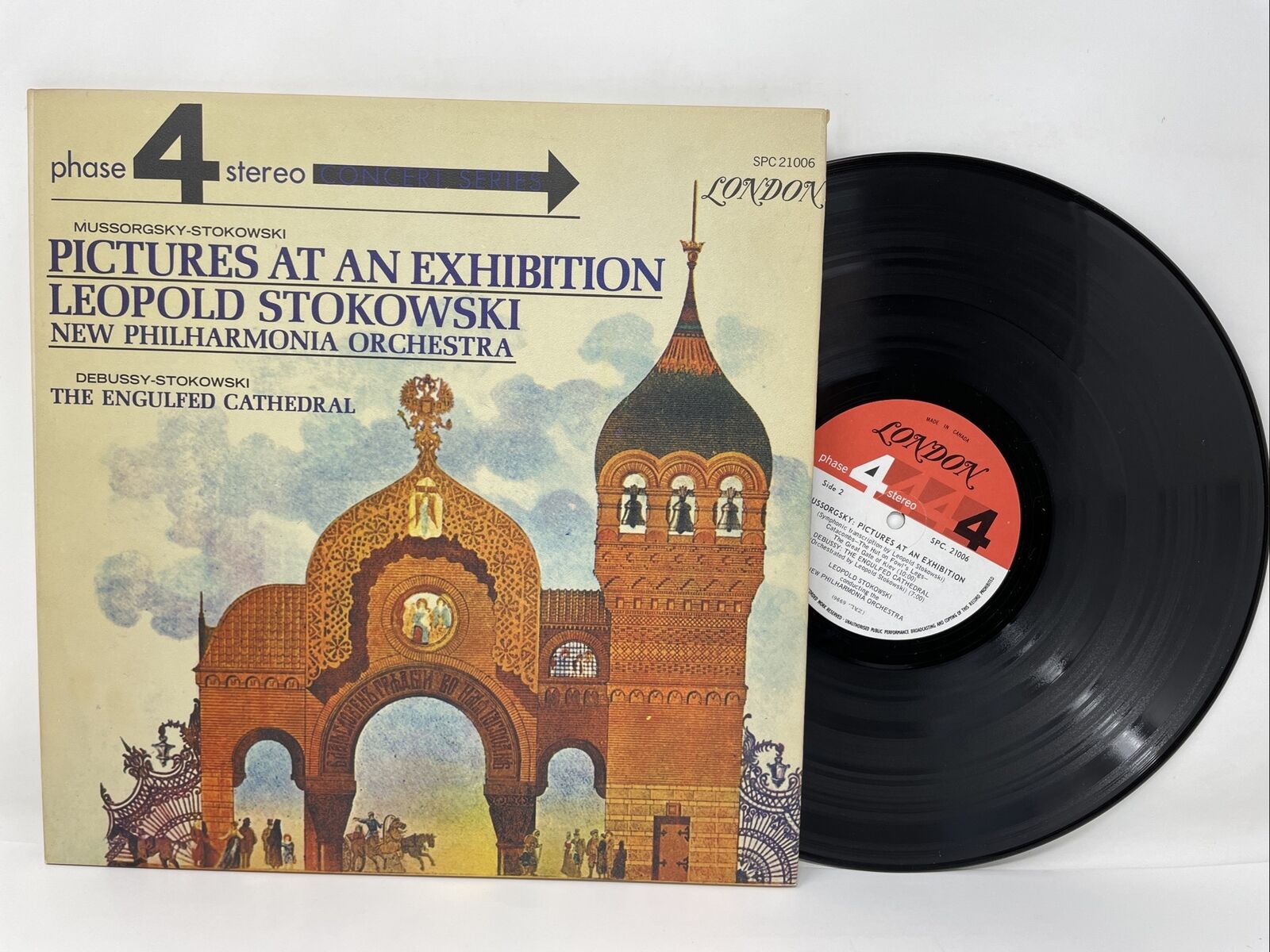 London Phase 4 UK Mussorgsky Pictures At An Exibition Stokowski SPC-21006