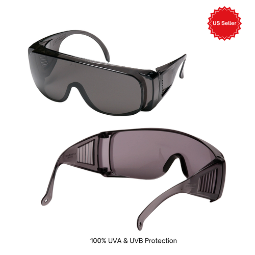 Black Frameless Oversized Fashion Retro Hip Fashion Sunglasses