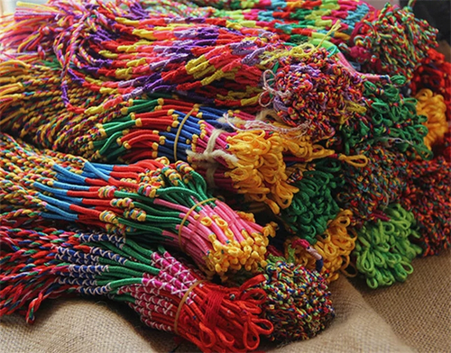 10-50x Colorful FRIENDSHIP BRACELETS Woven Braided Hippie Boho Bracelet Anklet - Picture 12 of 18
