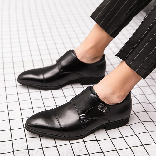 Scarpe Eleganti Da Uomo Scarpe Formali Classiche Oxford Da Uomo Punta Bicolore C - Foto 4 di 12