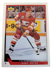 1993 Upper Deck #357 Gary Suter Calgary Flames NHL Hockey Card (A8
