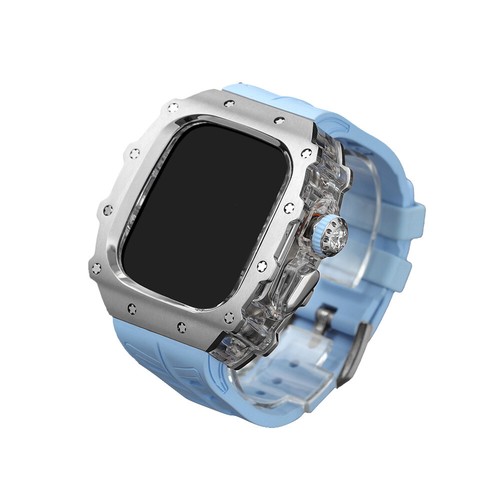 Full Schutzhülle Metall Case Silikon Armband für Apple Watch 10 46mm Armbänder - Bild 36 von 38