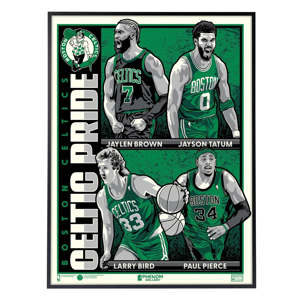 Phenom Gallery Boston Celtics Pride Poster