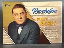 2019 Topps #REV-10 Branch Rickey Dodgers Revolution of the Game