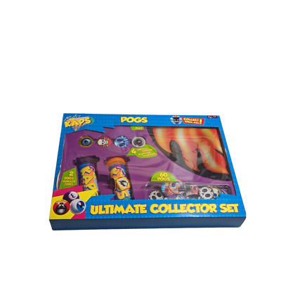 Pogs Retro Kaps Ultimate Collectors Set Starter Kit 60 Caps/Slammers/Mat NEW
