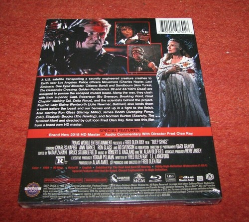 DEEP SPACE Blu-Ray w/ LIMITED SLIPCOVER (Scorpion Release) Julie Newmar SEALED - Picture 2 of 2