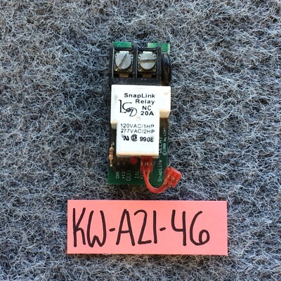 Lighting Control & Design LCD Blue Box Snaplink Relay NC 20A 120/277VAC 9908