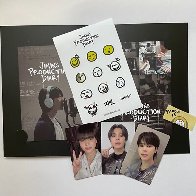 BTS JIMIN Production Diary イベント 当選 3点セット BTS Jimin's Production Diary GIFT Early Bird Photo card FACE