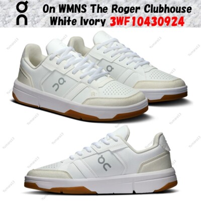 On WMNS The Roger Clubhouse White Ivory 3WF10430924 Women's Size