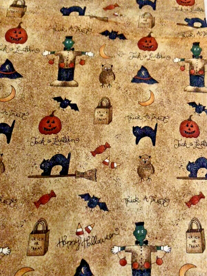 De colección Debbie Mumm Mumms la Palabra Halloween Monstruos Gatos Murciélagos Jack O Linternas BTFQ Foto 2 de 4