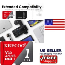 Micro SD Memory Cards 128GB 256GB 1TB Class 10 TF Flash Chip Card Wholesale Lot