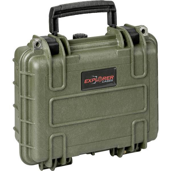 Explorer Cases 2712HL.G  Valigetta portaoggetti outdoor  green with pick & pluck