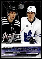 2023-24 Upper Deck Series 1 Parallel - Young Guns Young Guns Luke Hughes/Matthew