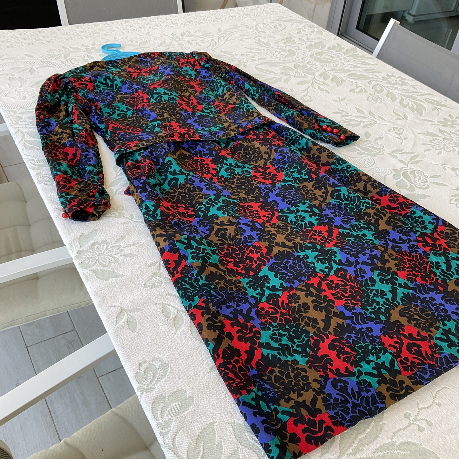 Abito vintage YVES SAINT LAURENT YSL in seta taglia S