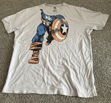 Marvel Comics CAPTAIN AMERICA Costume T-Shirt Mens Large - The Avengers