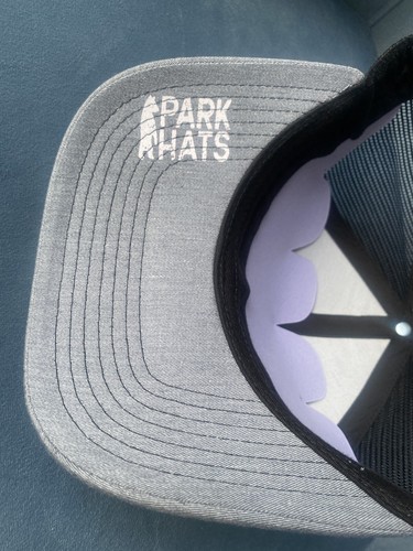 Park Hats National Park ACADIA Snapback Adult Trucker Gray Black Mesh NEW - Picture 4 of 7