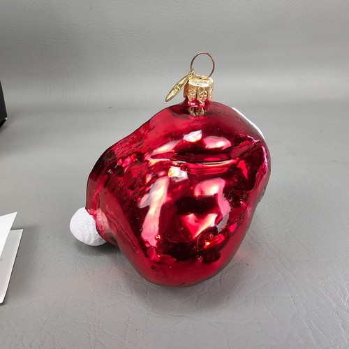 Vintage Christopher Radko PET PALS gatto cane Babbo Natale aveva ornamento di beneficenza con scatola 00-SP-61 - Foto 4 di 8