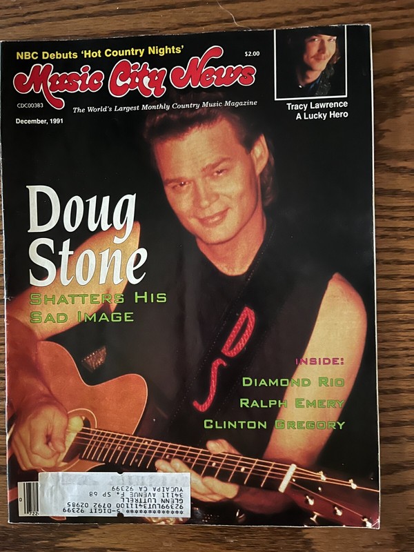Music City News December 1991 with Doug Stone