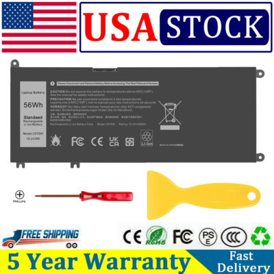 Battery for Dell G3 15 3579 17 3779 G5 15 5587 G7 15 7588 PVHT1 J9NH2 + Tool Set