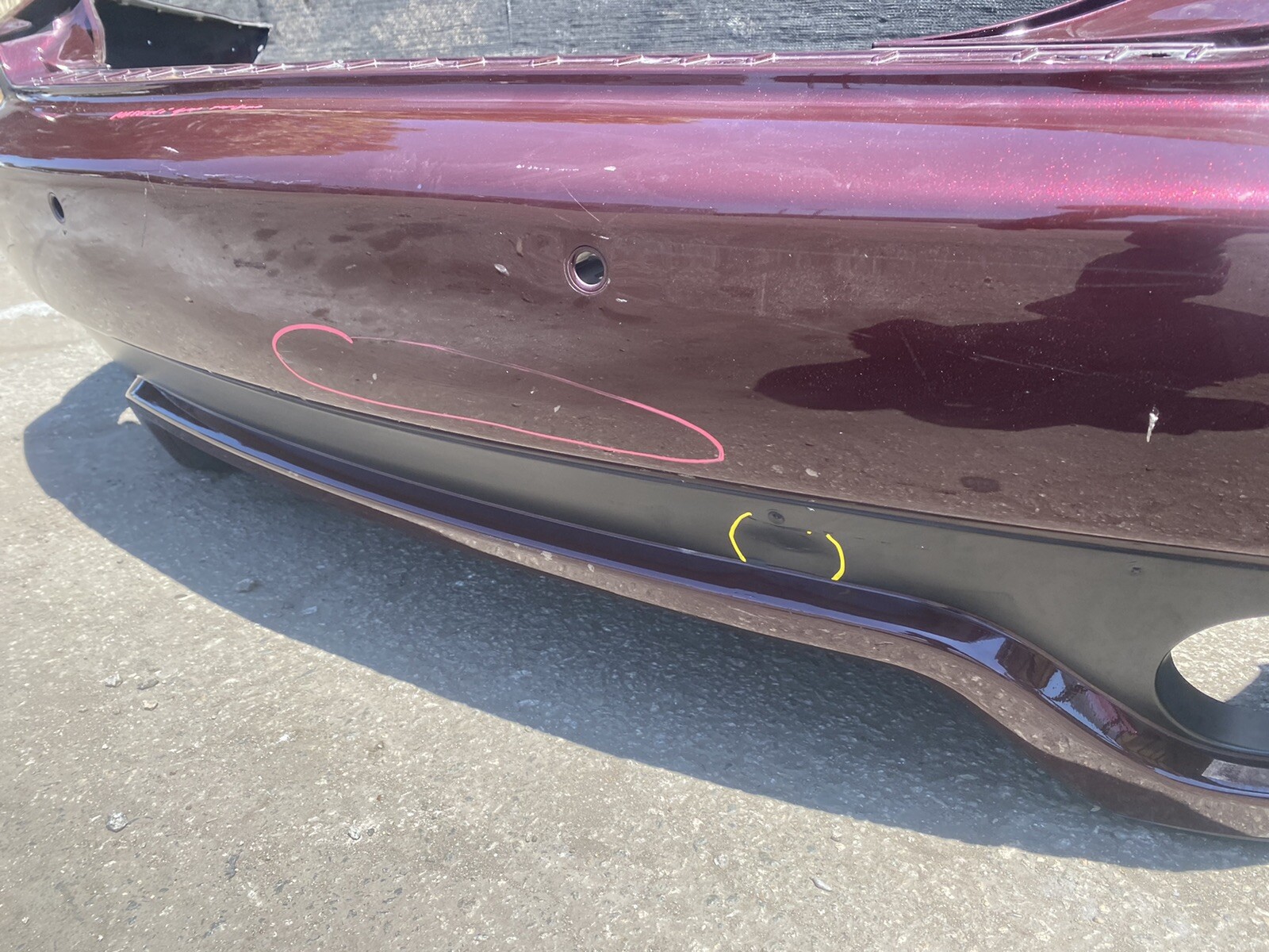 2008 2009 2010 2011 2012 MASERATI GRAN TURISMO REAR BUMPER
