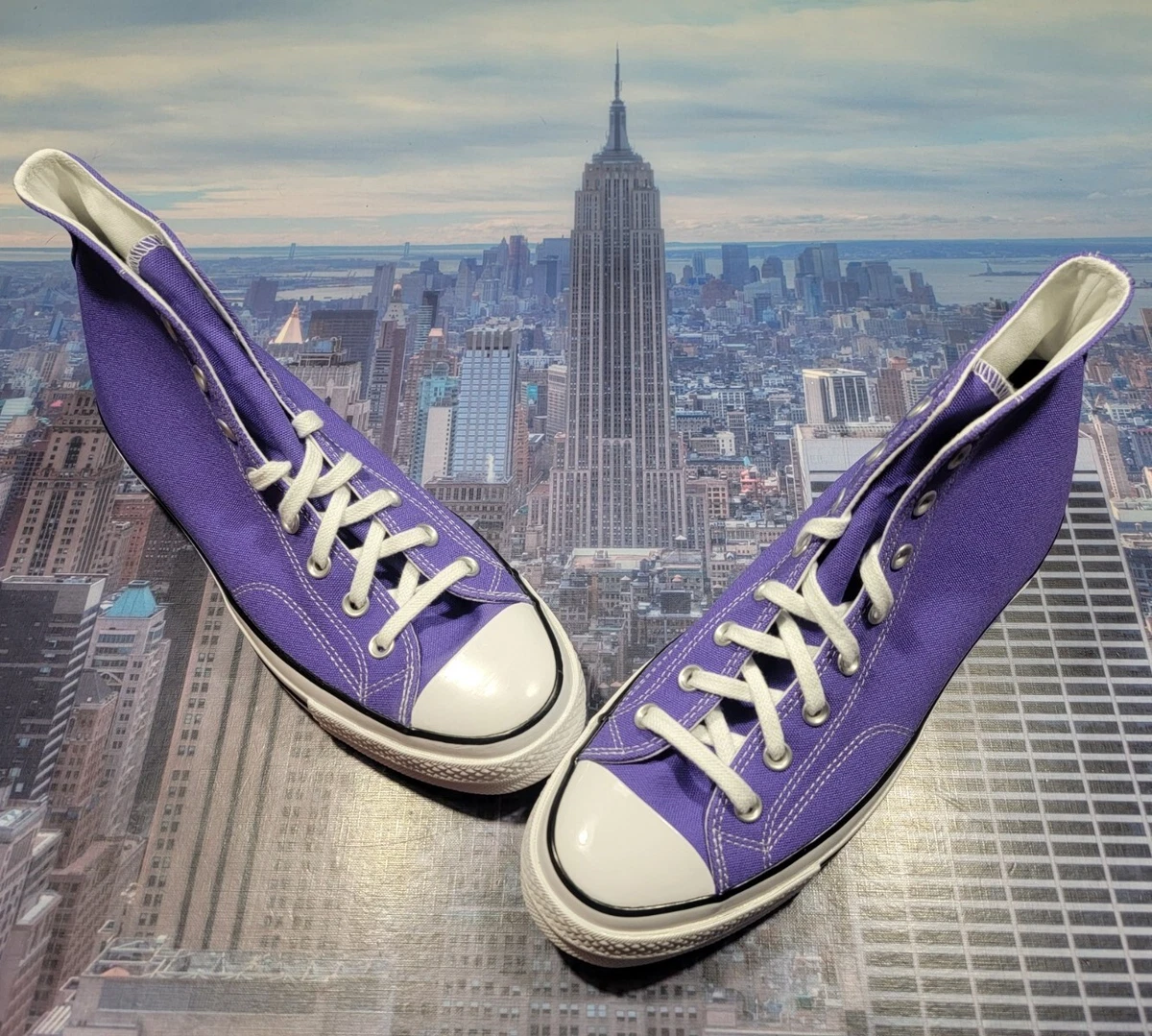 Purple converse sale size 10