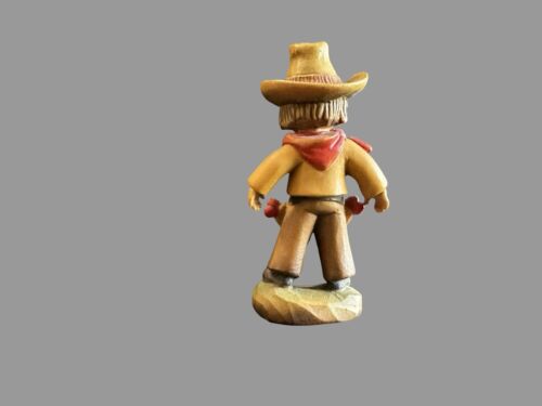 Anri Juan Ferrandiz 3” “Cowboy” Wood Carved Figurine, Made In Italy - Picture 3 of 6