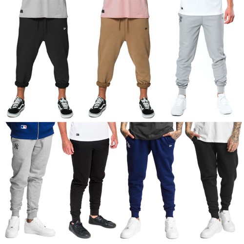 NEW ERA Pantalone UOMO Trousers NEW Mens VARI Nuovo TUTA Fleece SPORT Ny Fw  Ag | eBay