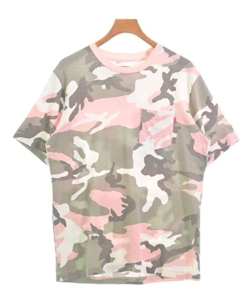 Supreme T shirt/Coupe & Cousu RosexKhakix Noir (Camouflage) M 2200483175037