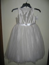David's Bridal Ivory Dress sz 10 Flower Girl Mini Bride Wedding Tulle NWT UNWORN