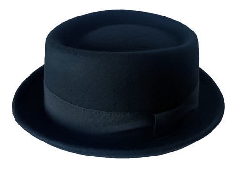 CAPPELLO IN FELTRO 100% LANA, MODELLO PORK PIE. PORK PIE FELT HAT - Foto 3 di 30