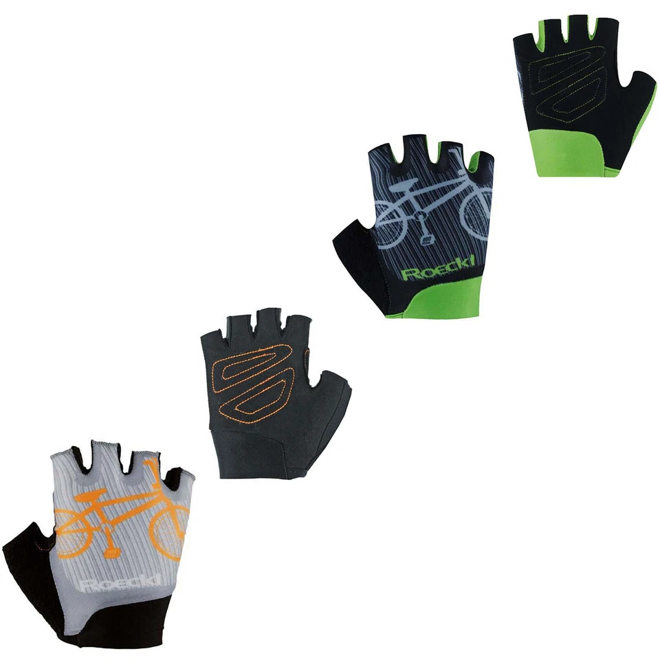 Roeckl Kinder Unisex Fahrrad Handschuhe Kurzfinger Trapani versch. Größen/Farben