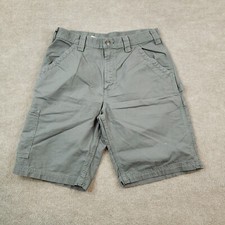 Carhartt Carpenter Shorts Mens 34 Gray Bermuda Original Fit Casual Pockets 8147