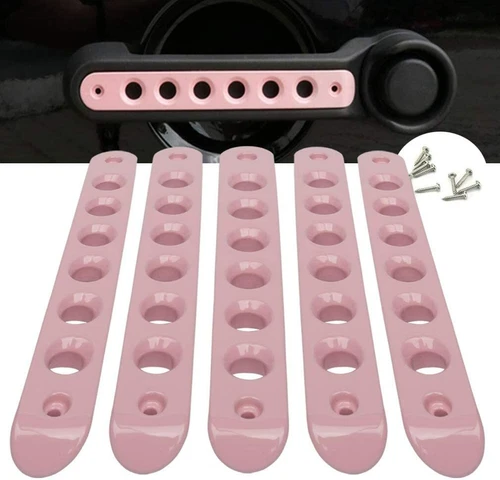 Aluminum Door Grab Handle Inserts Cover Trim for Jeep Wrangler JK 2007-2018 - Bild 28 von 46
