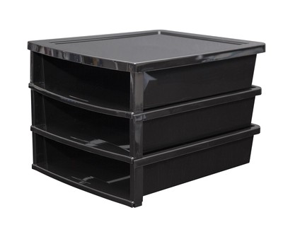 Storex 3 Compartment Paper & Craft Organizer