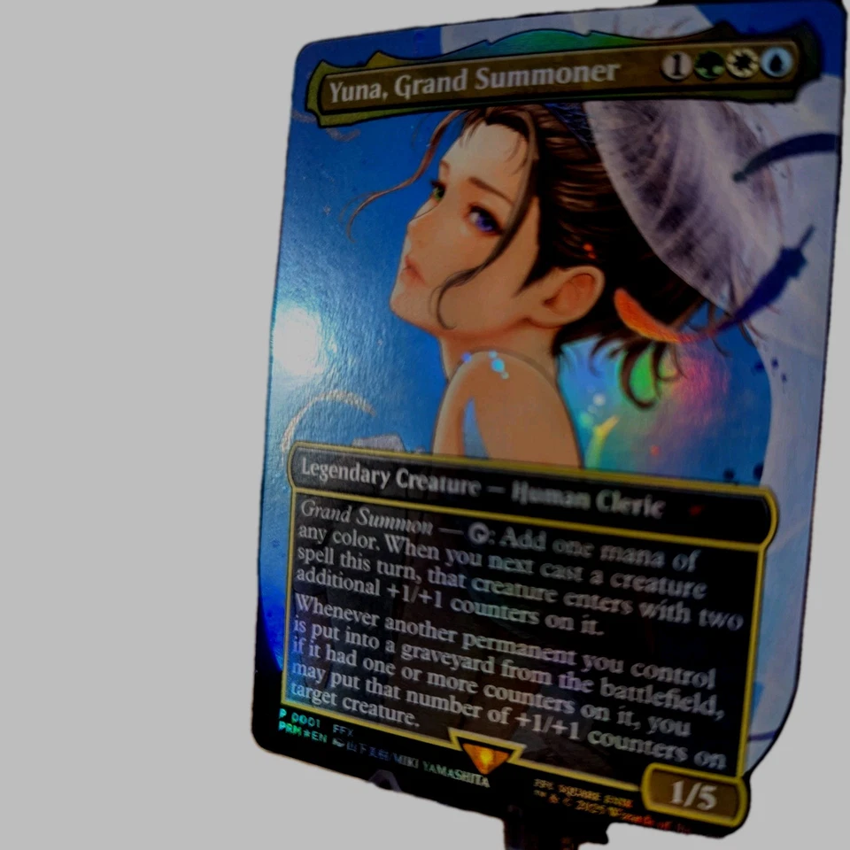 Yuna, Grand Summoner (Borderless) (promo Foil) Final Fantasy Foil - Image 2 of 4