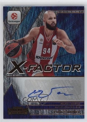 2025 Panini Contenders EuroLeague X-Factor Bronze 20/25 Evan Fournier Auto 1s7b